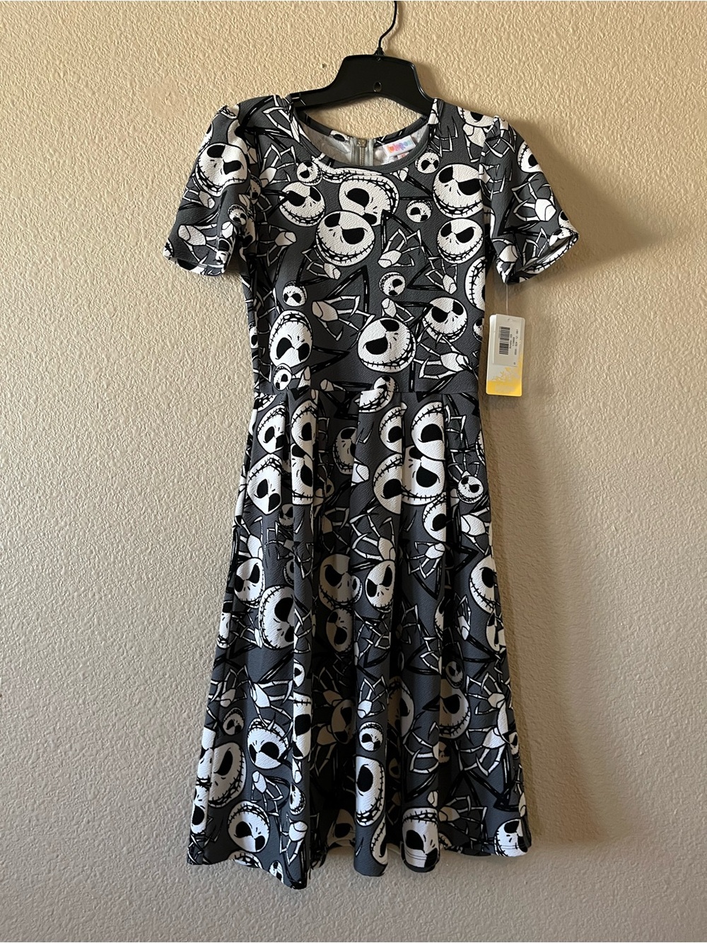 NWT Lularoe Jack Skellington Nightmare Before Christmas Amelia Dress size XSP